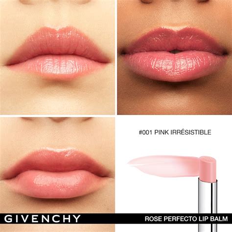 givenchy rose perfecto lip balm|Givenchy color changing lip gloss.